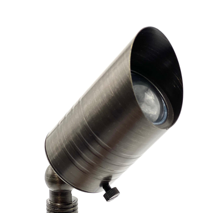 Rein Brown Brass MR8 Spot Light Low Voltage Outdoor Lighting