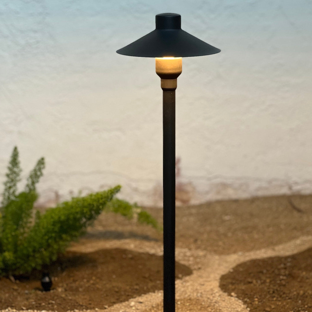 Tulay BH 18" Black Pathlight Low Voltage Landscape Lighting