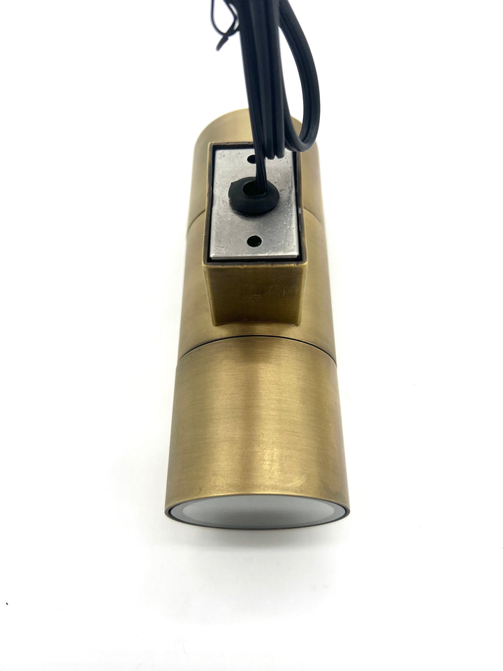 SCSP01 Stelvio Sconce Antique Brass Finish Up/Down Light 4x/8x/12x MR16 4W Dimmable 2700K Package Low Voltage Outdoor Lighting