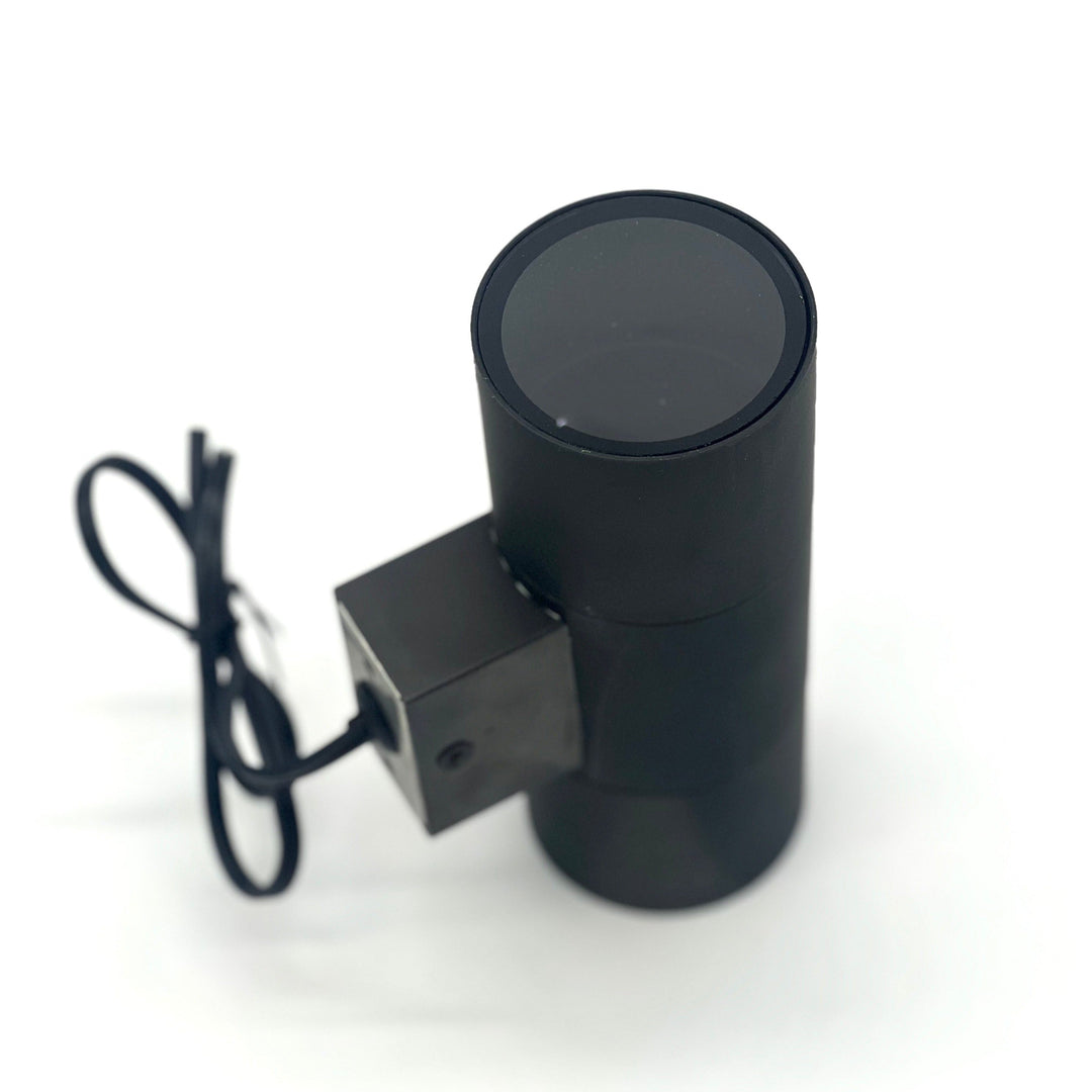 Stelvio Sconce Black Finish Up/Down Light Low Voltage Outdoor Lighting