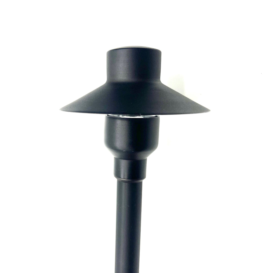 Tulay SH 18" Black Brass Path Light Low Voltage Outdoor Lighting