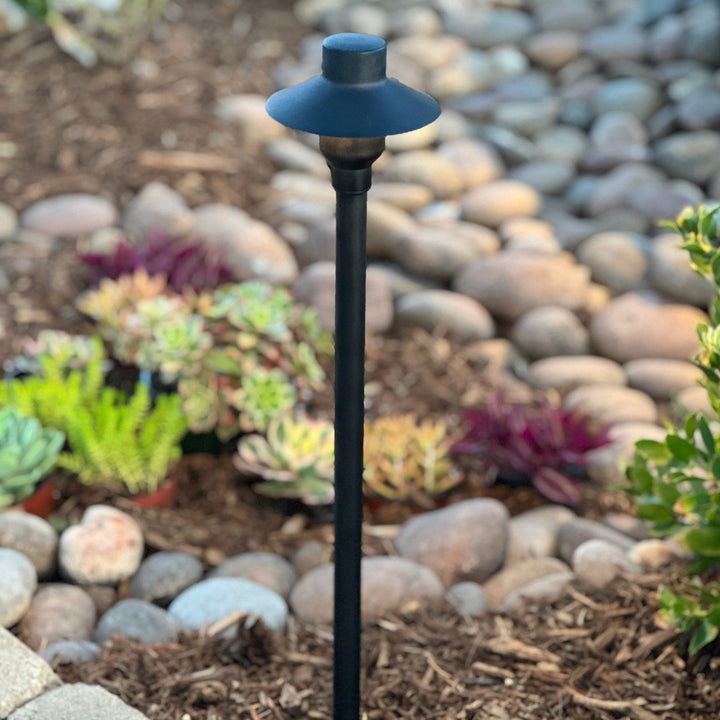 BPLP09 Tulay SH 18" Black Brass Path Light 4x/8x/12x G4 2W Dimmable 2700K Package Low Voltage Outdoor Lighting
