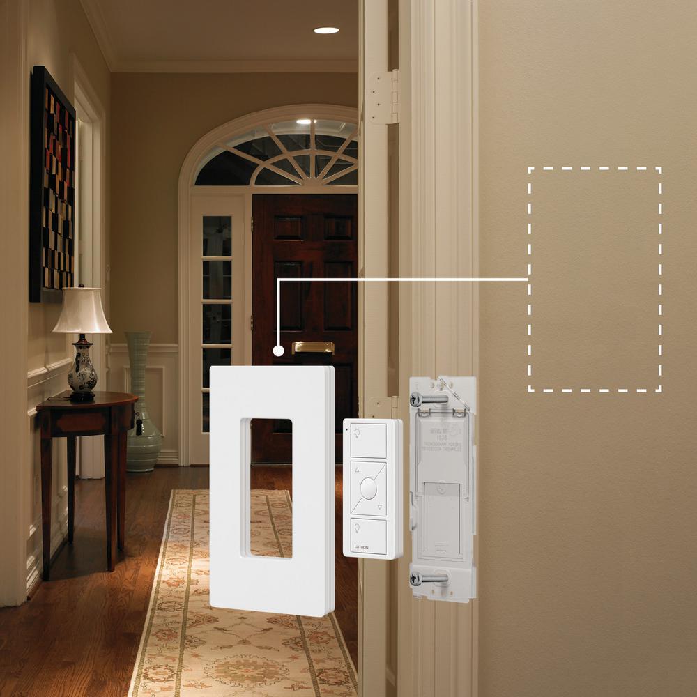 Lutron Caseta Wireless Pico Wall-Mounting Kit, White.