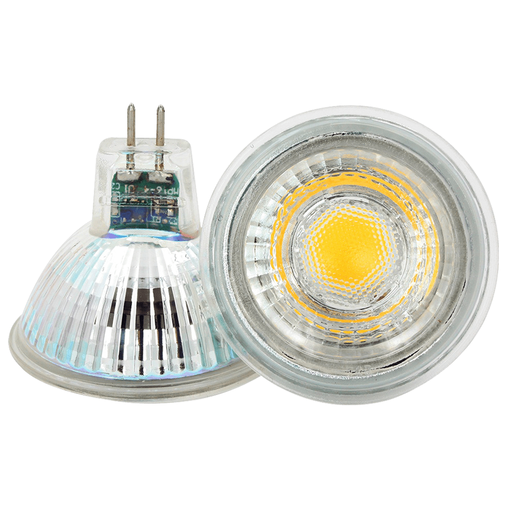 MR16 5W 12V LED Glass GU5.3 Light Bulb | Landscape Lighting Accessory | Bright Lighting