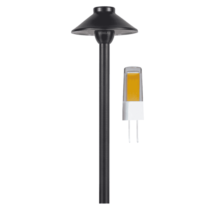 PLB02 4x/8x/12x Package Outdoor Garden Pathway Light | Low Voltage Brass Path Light 5W 3000K Bulb