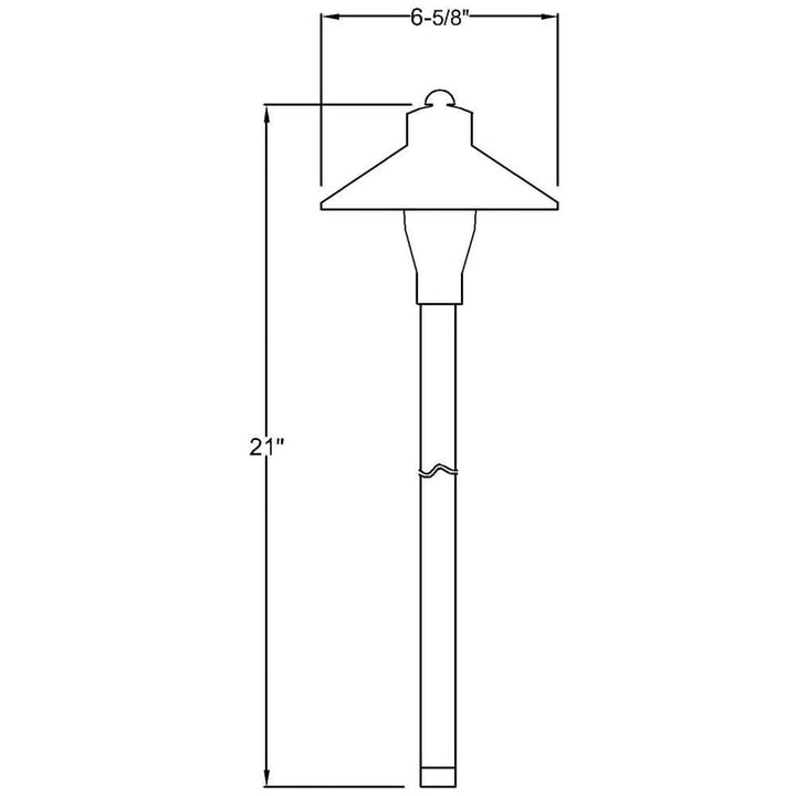 PLB03 LED Low Voltage Path Lights Outdoor Landscape Lighting Fixtures.