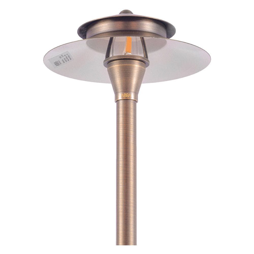 Outdoor Landscape Lighting LED 12V Low Voltage PLB04 Cast Brass Path Light | 12V Low Voltage Landscape Light Lamp Ready G4 Socket