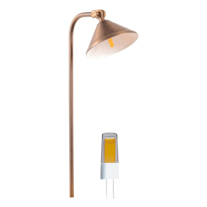 PLB05 4x/8x/12x Package LED Low Voltage Landscape Brass Lighting Directional Pathway Light 2W 3000K Bulb