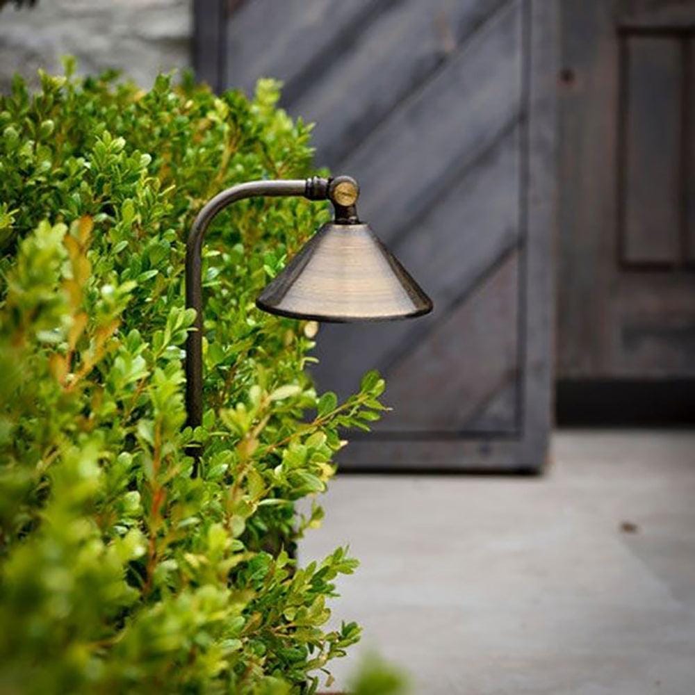 PLB05 LED Low Voltage Landscape Brass Lighting Directional Path Light.