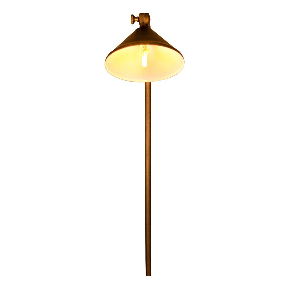 Outdoor Landscape Lighting LED 12V Low Voltage PLB05 Cast Brass Path Light | 12V Low Voltage Landscape Light Lamp Ready G4 Socket