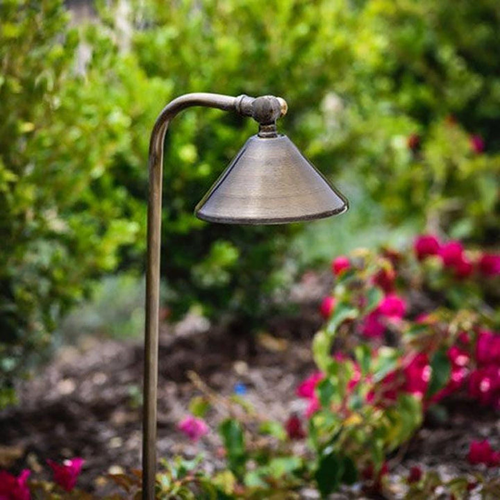 PLB05 LED Low Voltage Landscape Brass Lighting Directional Path Light.