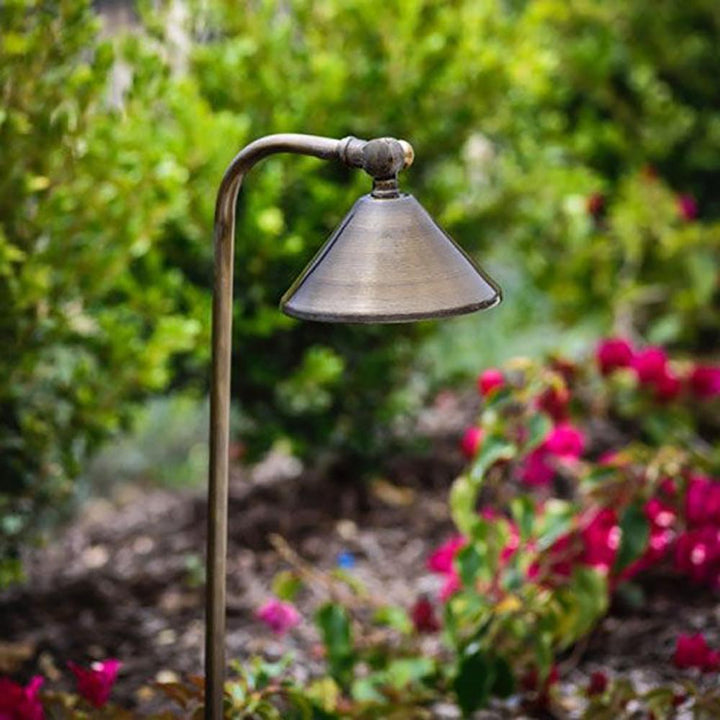 PLB05 LED Low Voltage Landscape Brass Lighting Directional Path Light.