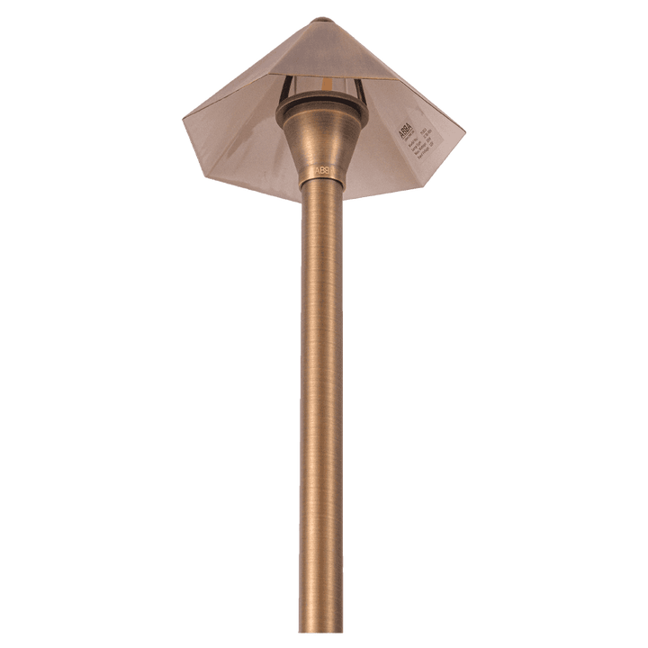 PLB11 Brass LED Low Voltage Pathway Outdoor Lighting Landscape Fixture - Kings Outdoor Lighting