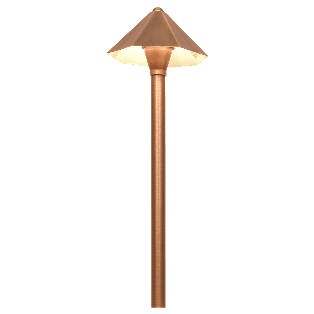 PLB11 Brass LED Low Voltage Pathway Outdoor Lighting Landscape Fixture - Kings Outdoor Lighting