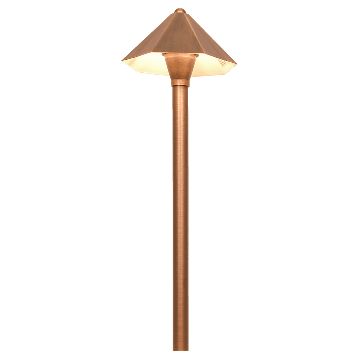 PLB11 Brass LED Low Voltage Pathway Outdoor Lighting Landscape Fixture - Kings Outdoor Lighting