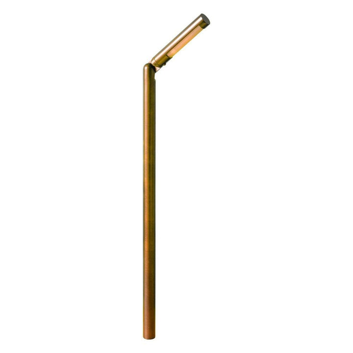 PLB16 Cast Brass Path Light | Lamp Ready Low Voltage Landscape Light - Sun Bright Lighting