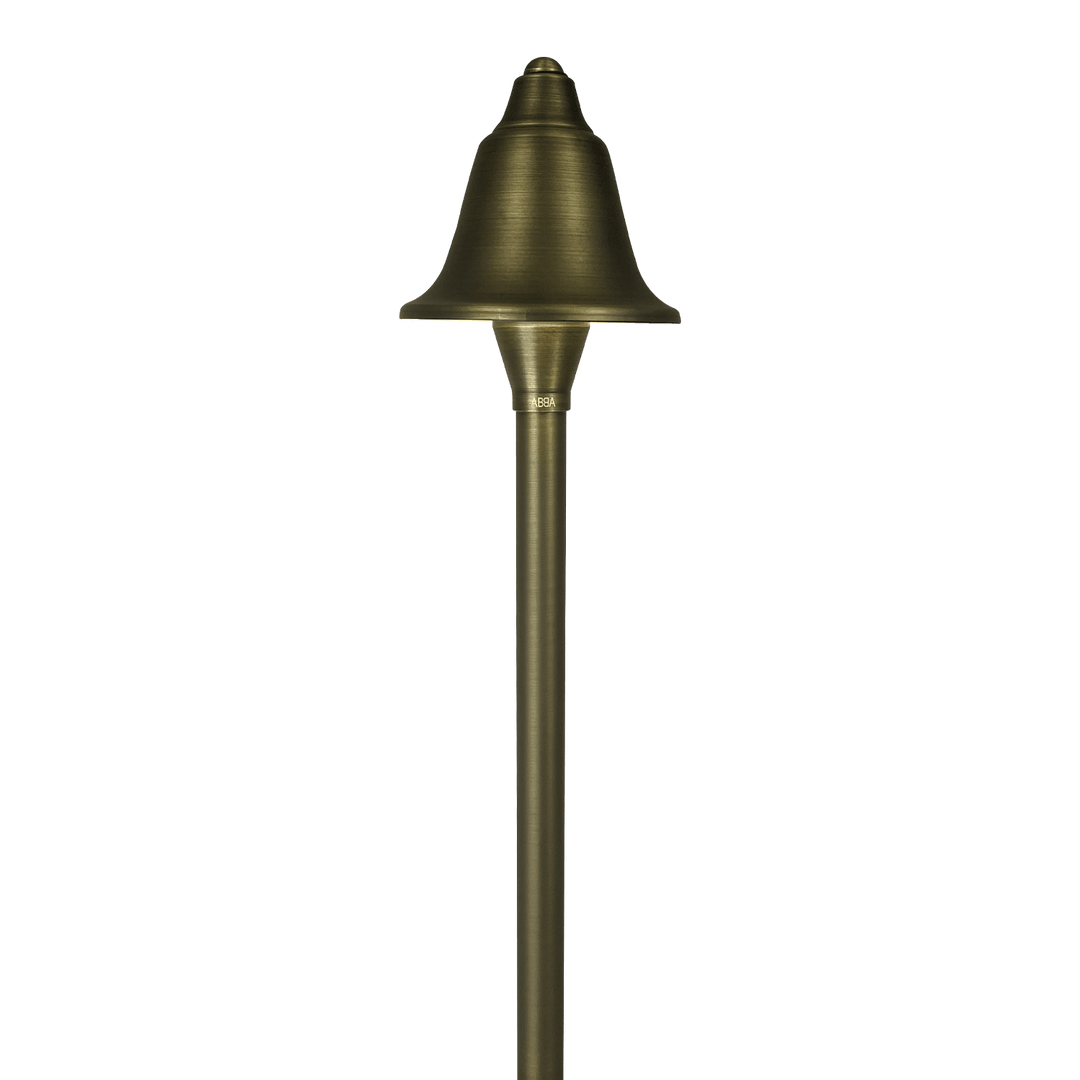 PLB17 Cast Brass LED Bell Shaped Lamp Ready Low Voltage Pathway Outdoor Landscape Lighting Fixture