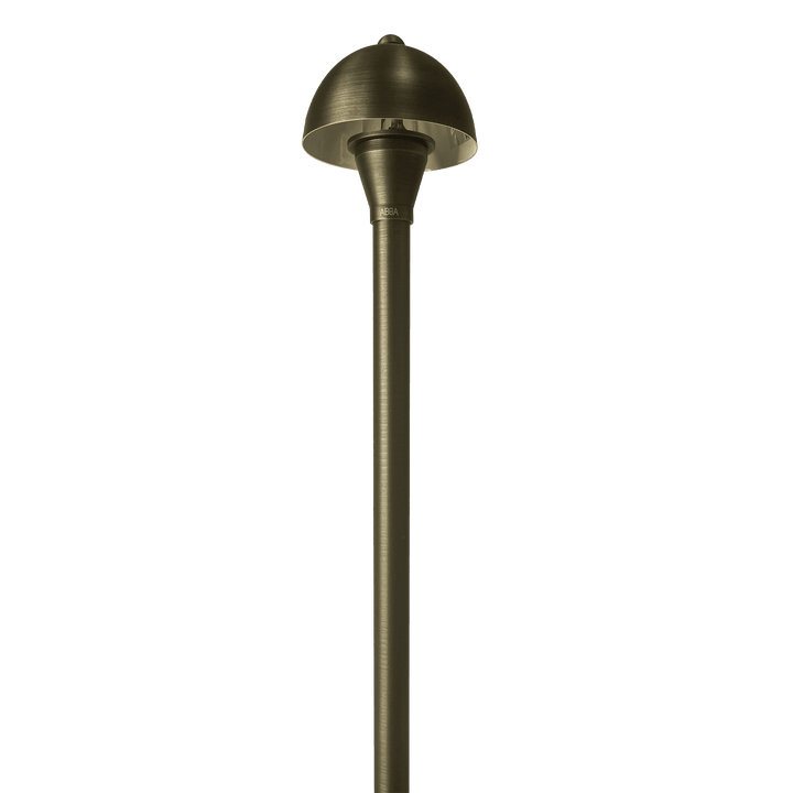 PLB18 4x/8x/12x Package Brass LED Mini Globe Lamp Ready Low Voltage Pathway Outdoor Landscape Lighting Fixture 3W 3000K Bulb