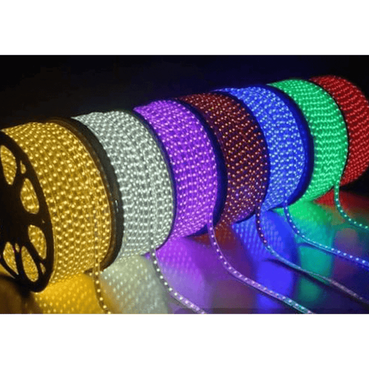 RL100 LED Low Voltage Rope Lights 50 FT Outdoor IP65 3000K, 5000K, Multi Color RGB, Pink, Purple, Red, Yellow, Blue, Green.