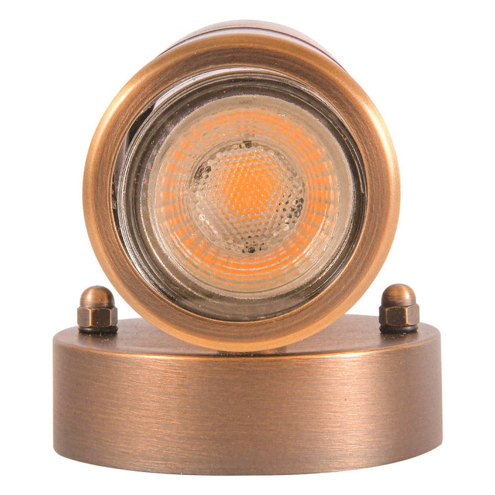 SCB05 Cast Brass Sconce Light | Lamp Ready Low Voltage Landscape Light - Sun Bright Lighting