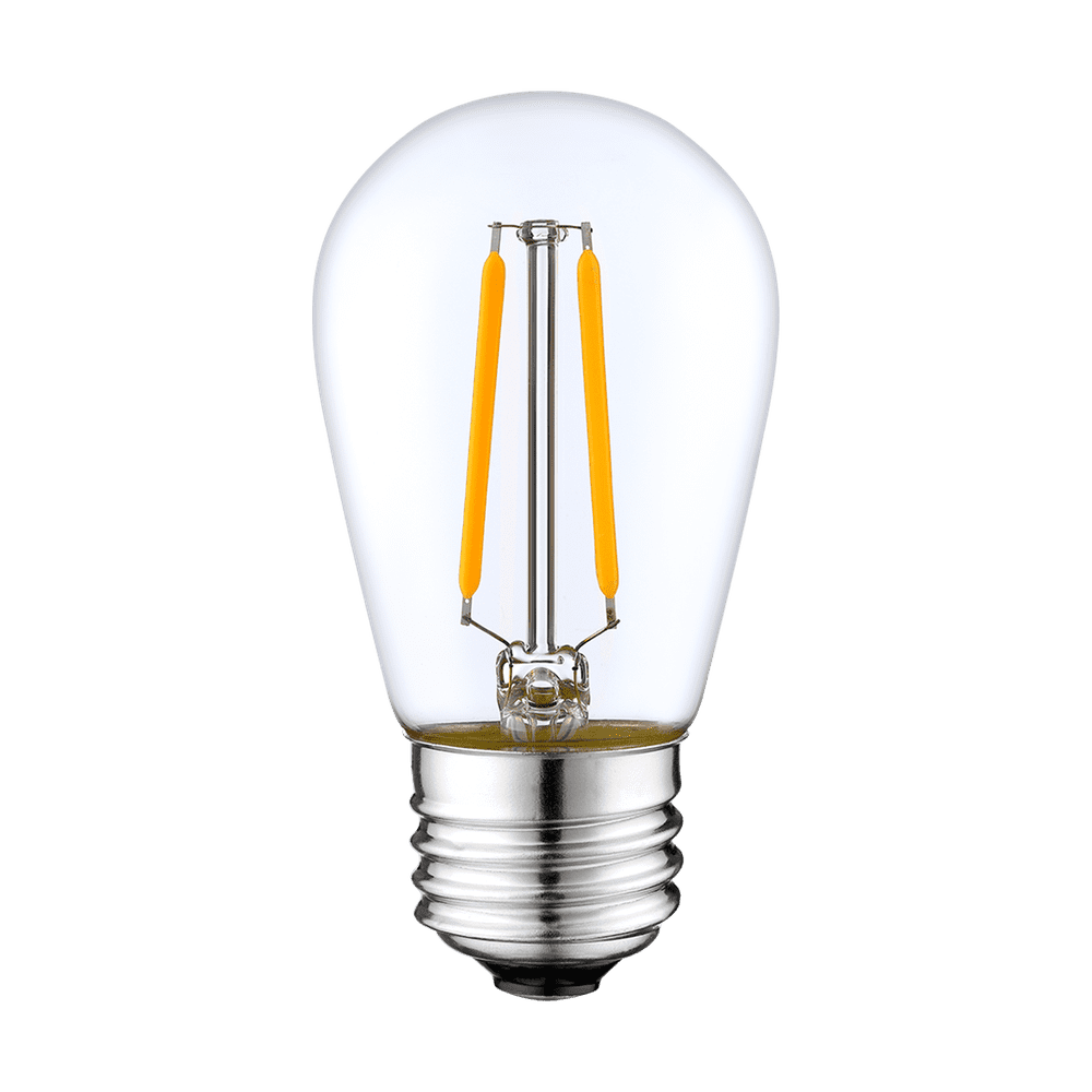 Outdoor Landscape Lighting LED 12V Low Voltage SL101 Replacement Light Bulbs 2W LED S14 E26 12V Low Voltage Edison Style for Bistro String Lights