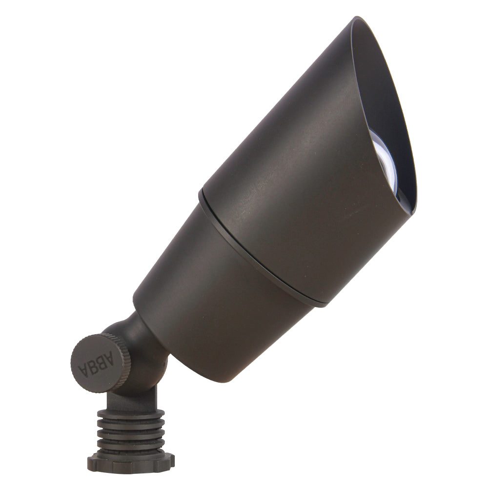 SPB01 Cast Brass Spot Light | Lamp Ready Low Voltage Landscape Light - Sun Bright Lighting