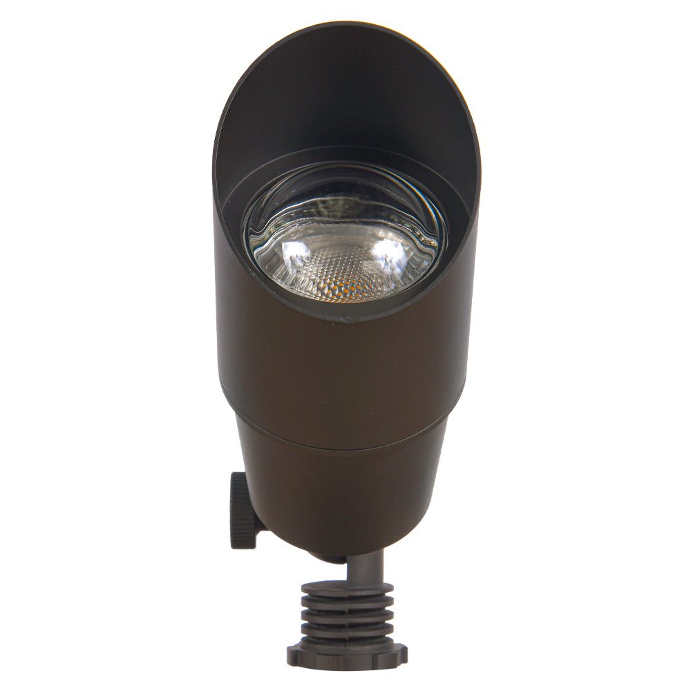 SPB01 Cast Brass Spot Light | Lamp Ready Low Voltage Landscape Light - Sun Bright Lighting