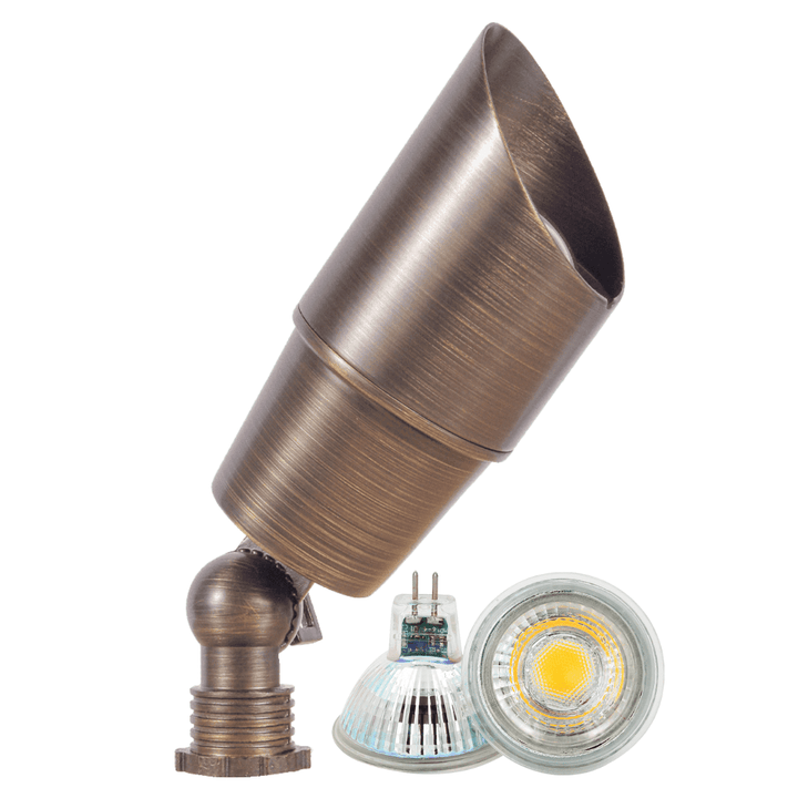 SPB01 4x/8x/12x Package Low Voltage Directional Spot Light Outdoor Landscape Lightingwith 5W 3000K Bulb