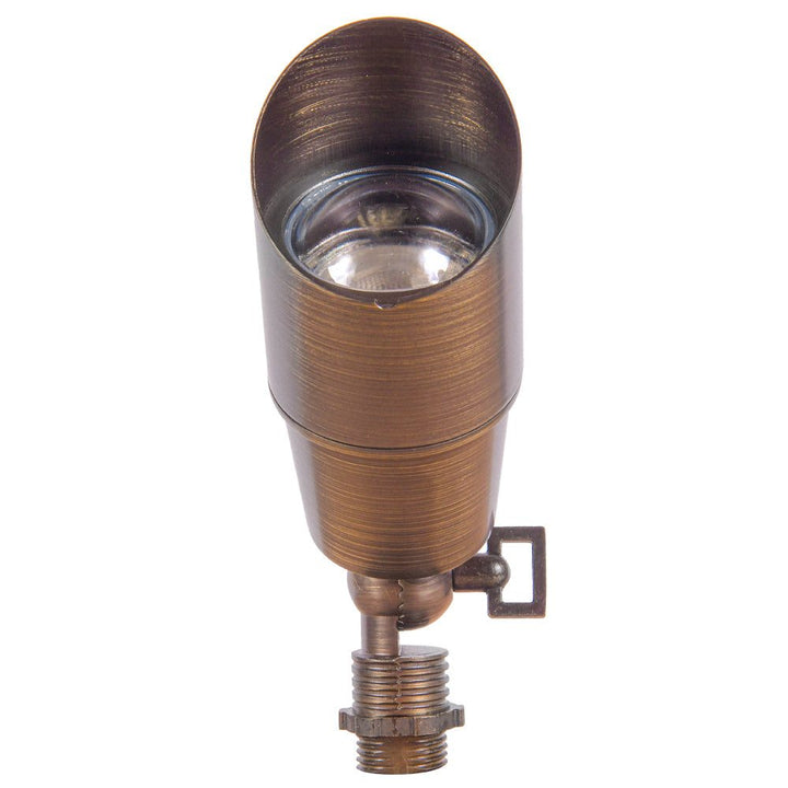 SPB01 Cast Brass Spot Light | Lamp Ready Low Voltage Landscape Light - Sun Bright Lighting