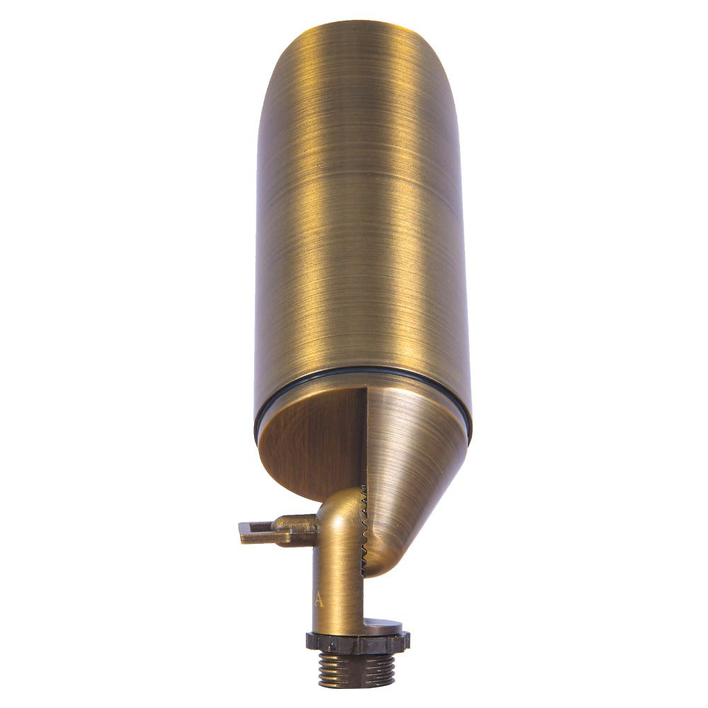 SPB04 Cast Brass Spot Light | Lamp Ready Low Voltage Landscape Light - Sun Bright Lighting