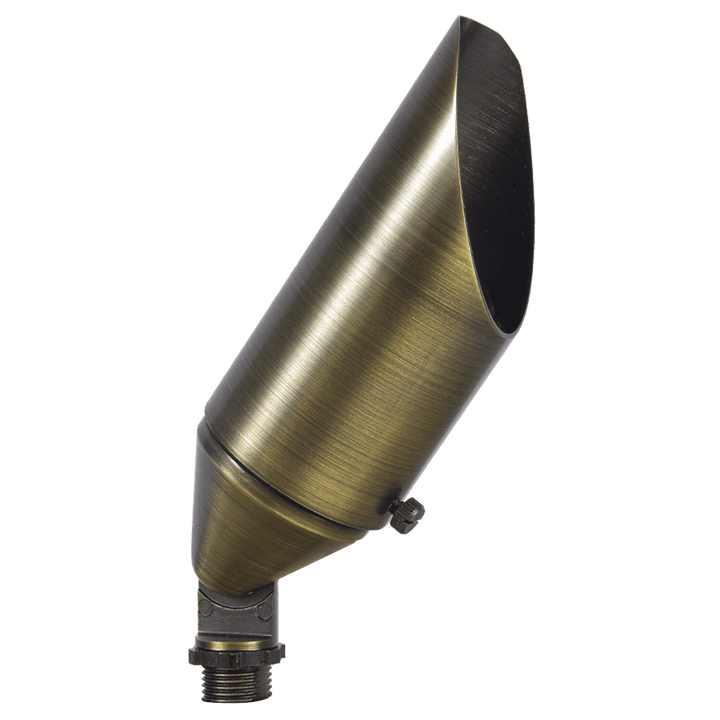 SPB12 Cast Brass Spot Light | 3W-12W Integrated LED Low Voltage Landscape Light - Sun Bright Lighting