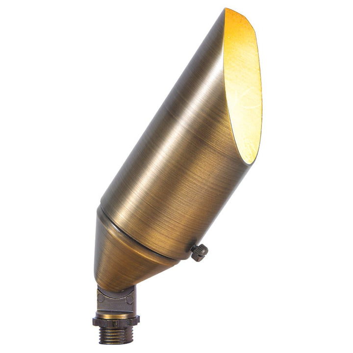 SPB04 Cast Brass Spot Light | Lamp Ready Low Voltage Landscape Light - Sun Bright Lighting