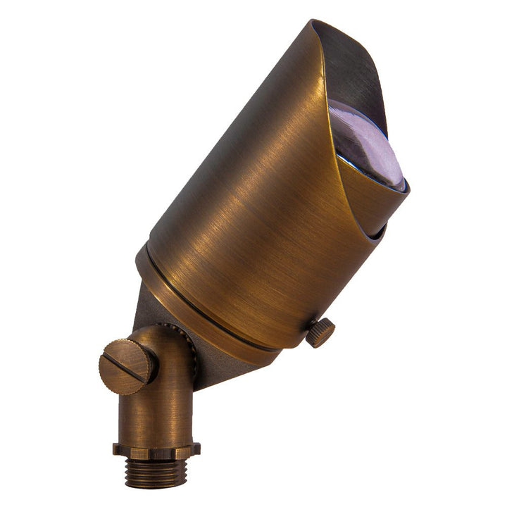 SPB05 Cast Brass Spot Light | Lamp Ready Low Voltage Landscape Light - Sun Bright Lighting