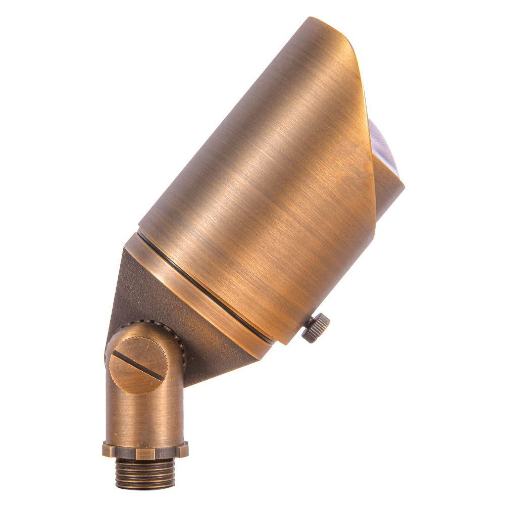 SPB05 Cast Brass Spot Light | Lamp Ready Low Voltage Landscape Light - Sun Bright Lighting
