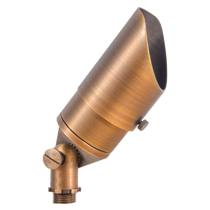 SPB05 Cast Brass Spot Light | Lamp Ready Low Voltage Landscape Light - Sun Bright Lighting