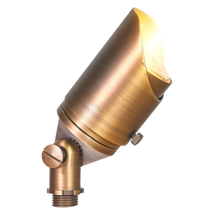 SPB05 Cast Brass Spot Light | Lamp Ready Low Voltage Landscape Light - Sun Bright Lighting