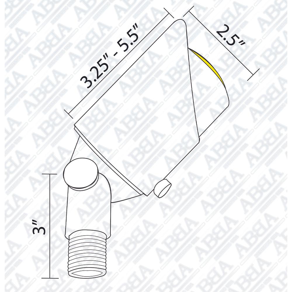 SPB05 LED Landscape Low Voltage Spotlight Adjustable Outdoor Lighting.