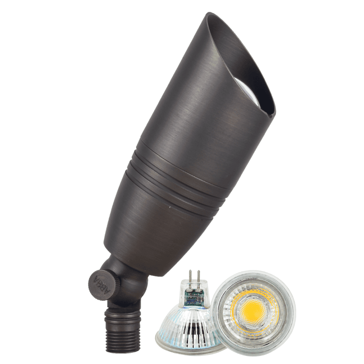 SPB06 4x/8x/12x Package Low Voltage LED Outdoor Landscape Spotlight with 5W 3000K Bulb