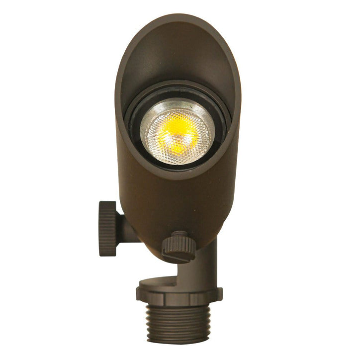 SPB08 Cast Brass Spot Light | 5W Integrated LED Low Voltage Landscape Light - Sun Bright Lighting
