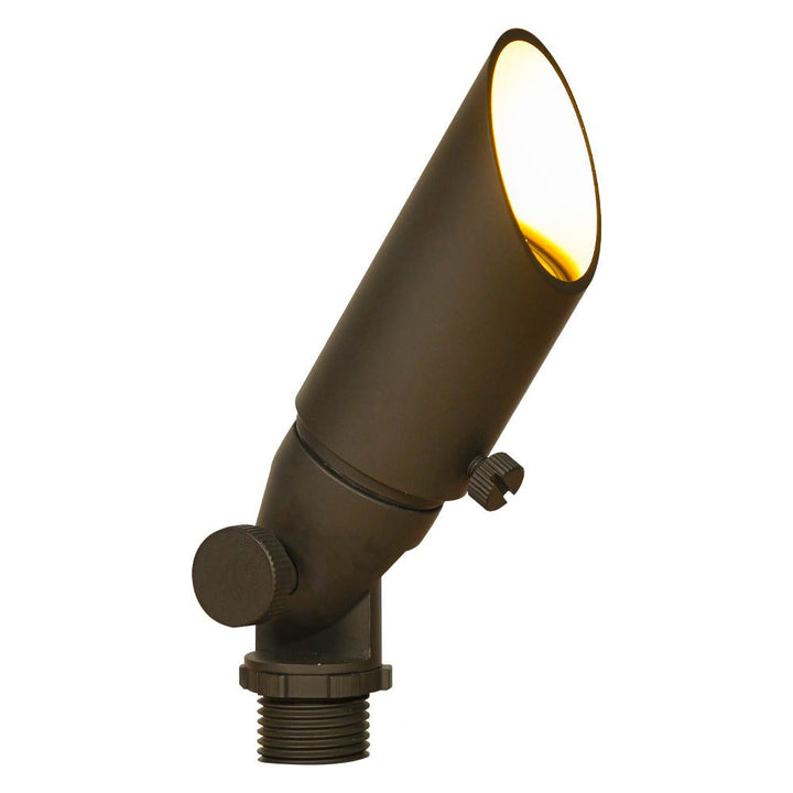 SPB08 Cast Brass Spot Light | 5W Integrated LED Low Voltage Landscape Light - Sun Bright Lighting