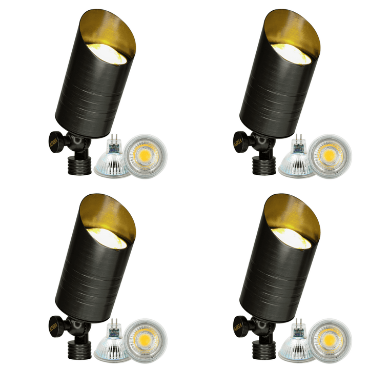SPB09 4x/8x/12x Package 5W 3000K Low Voltage LED Outdoor Landscape Spotlight 5W 3000K