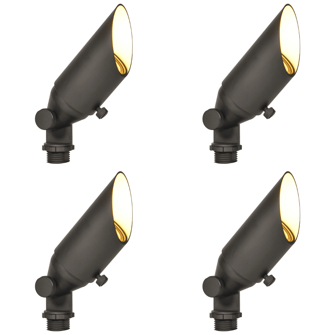 SPB10 4x/8x/12x Package 8W Brass Spot Light Low Voltage Small Directional Bullet Light