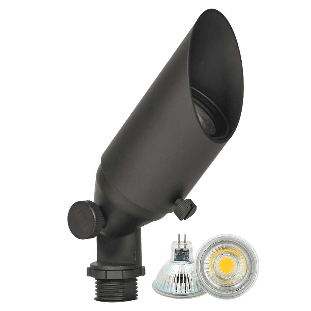 SPB11 4x/8x/12x Package Low Voltage Small Directional Bullet Light Outdoor Landscape Spotlight With 2.5W 3000K Bulb