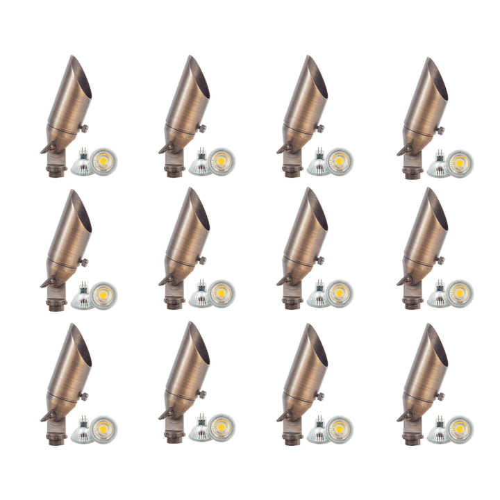 SPB11 4x/8x/12x Package Low Voltage Small Directional Bullet Light Outdoor Landscape Spotlight With 2.5W 3000K Bulb