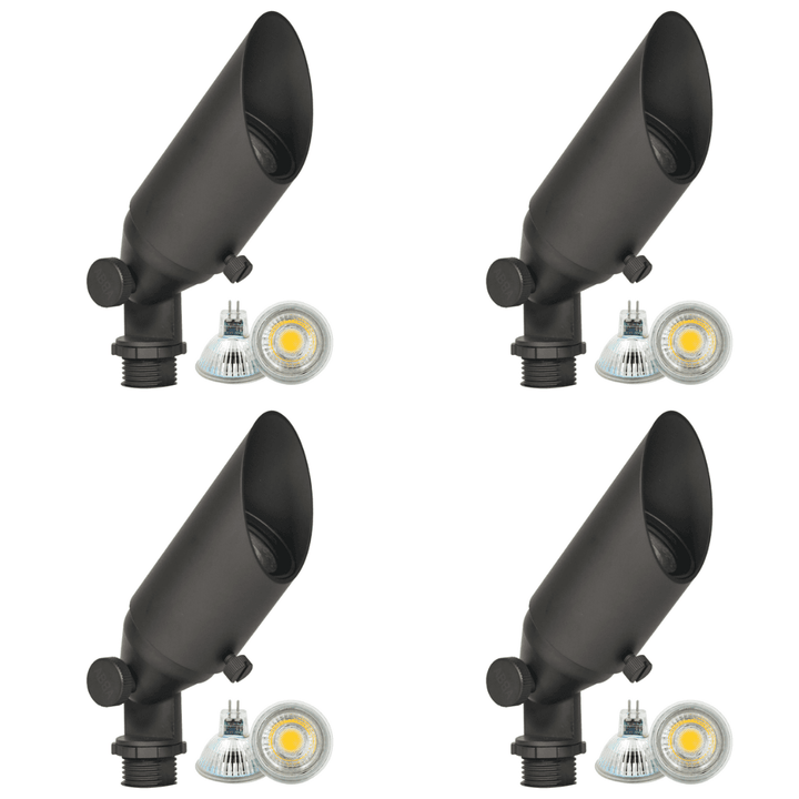 SPB11 4x/8x/12x Package Low Voltage Small Directional Bullet Light Outdoor Landscape Spotlight With 2.5W 3000K Bulb