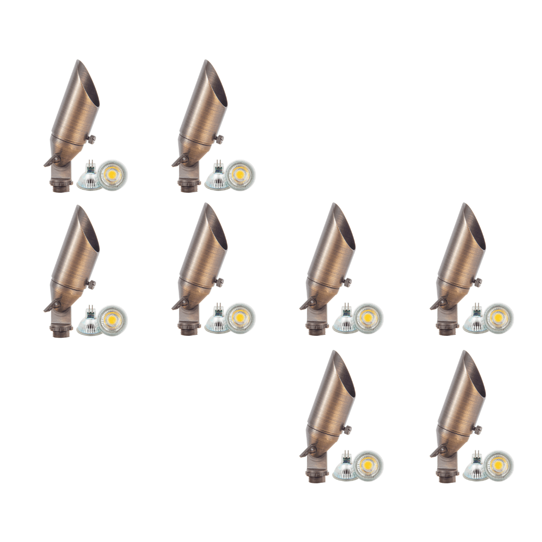 SPB11 4x/8x/12x Package Low Voltage Small Directional Bullet Light Outdoor Landscape Spotlight With 2.5W 3000K Bulb