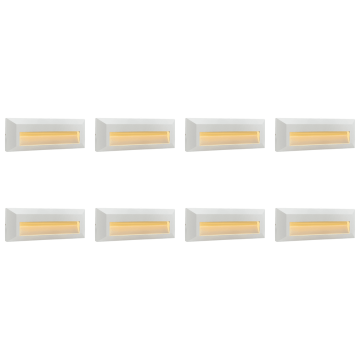 STA04 4x/8x/12x Package 3+3W 3CCT 3000K/4000K/5000K Low Voltage Cast Aluminum Rectangular Surface Mount LED Step or Deck Light