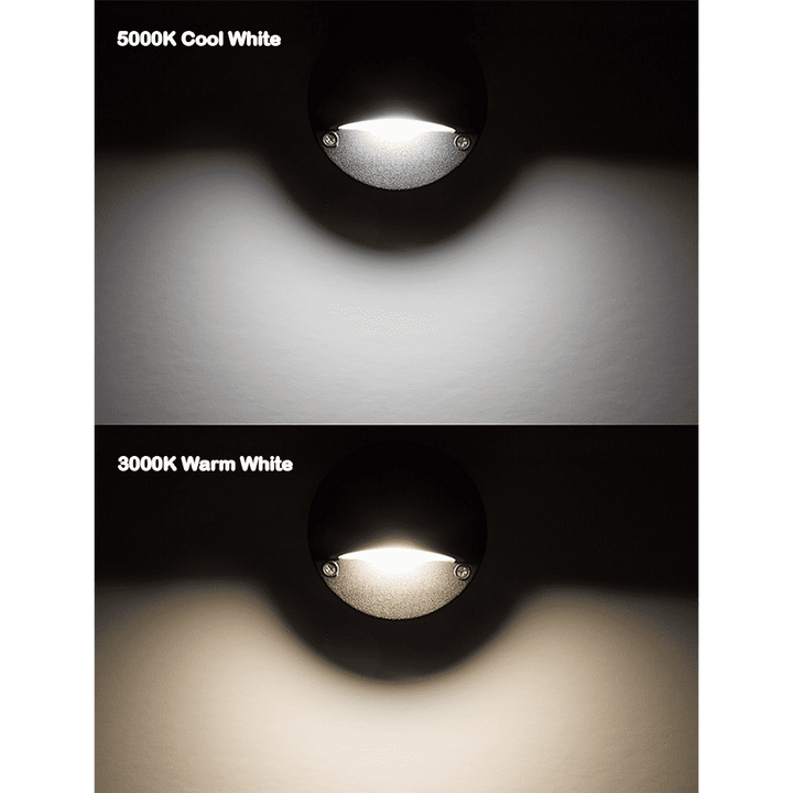 STA09 LED Round Aluminum Deck Light Surface Mount Low Voltage Landscape Lighting.