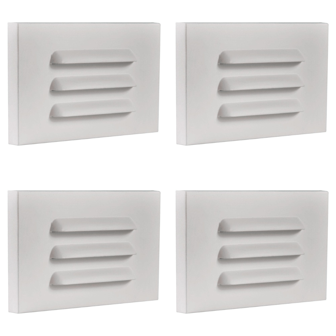 STA11 4x/8x/12x Package 3.5W 3000K Warm White Integrated Rectangular Waterproof Horizontal LED Step Light Wall Lighting Fixture