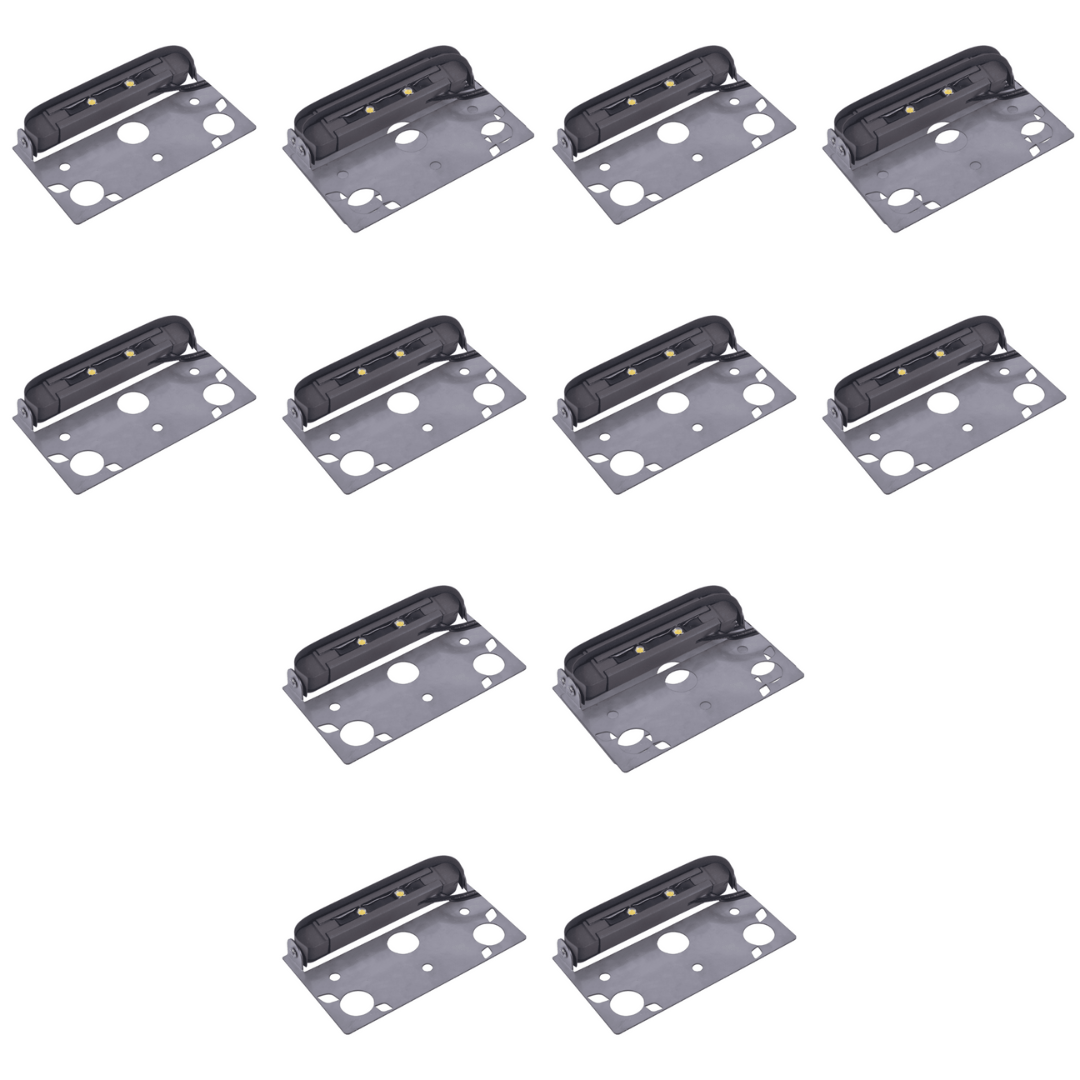 STB01 4x/8x/12x Package 1W 3000K Warm White Small Low Voltage Hardscape Paver Light Retaining Wall LED Step Lighting